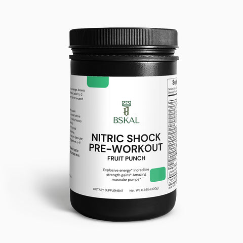Bskal - Nitric- Shock Pre-Workout -Powder